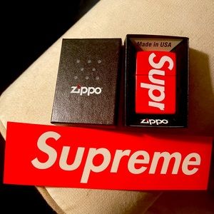 Supreme zippo brand zippo *that sold out new new*